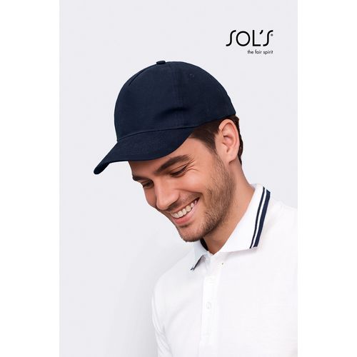 CASQUETTE 5 PANNEAUX SOL'S LONG BEACH - 2