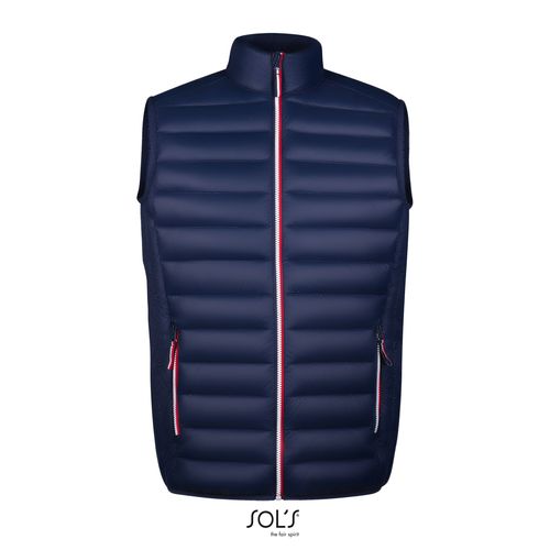 DOUDOUNE LIGHT SANS MANCHE HOMME SOL'S VICTOIRE BW MEN