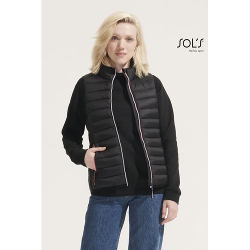 DOUDOUNE LIGHT SANS MANCHE FEMME SOL'S VICTOIRE BW WOMEN