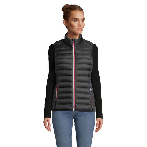 black CHALECO LIGERO PARA MUJER SOL'S VICTOIRE BW WOMEN