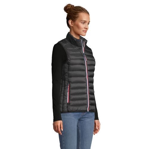 black CHALECO LIGERO PARA MUJER SOL'S VICTOIRE BW WOMEN