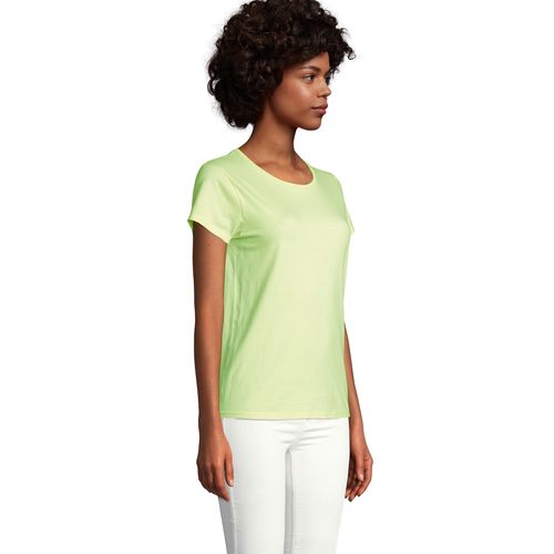 verde manzana CAMISETA AJUSTADA DE CUELLO REDONDO PARA MUJER SOL'S CRUSADER WOMEN