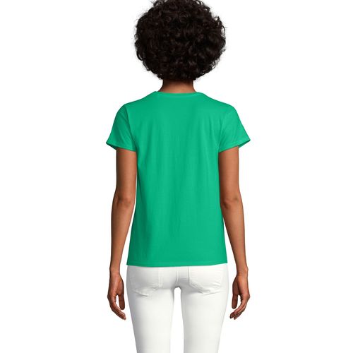 verde prado CAMISETA AJUSTADA DE CUELLO REDONDO PARA MUJER SOL'S CRUSADER WOMEN