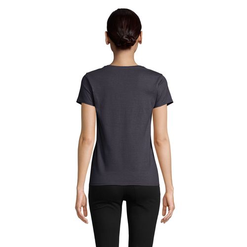 gris ratón CAMISETA AJUSTADA DE CUELLO REDONDO PARA MUJER SOL'S CRUSADER WOMEN