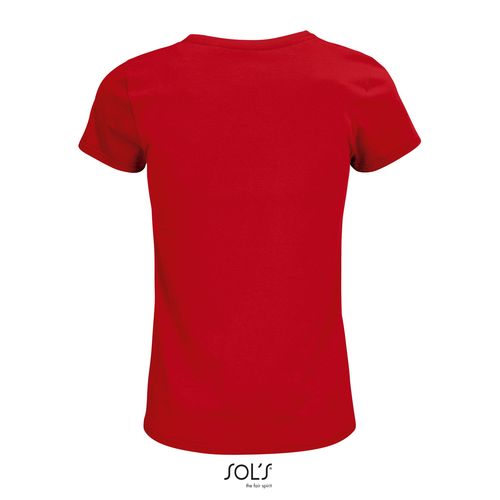 red CAMISETA AJUSTADA DE CUELLO REDONDO PARA MUJER SOL'S CRUSADER WOMEN