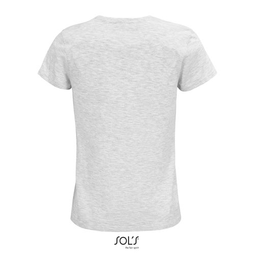 blanco chiné CAMISETA AJUSTADA DE CUELLO REDONDO PARA MUJER SOL'S CRUSADER WOMEN