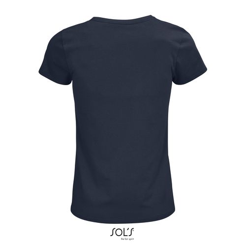 marina francesa CAMISETA AJUSTADA DE CUELLO REDONDO PARA MUJER SOL'S CRUSADER WOMEN