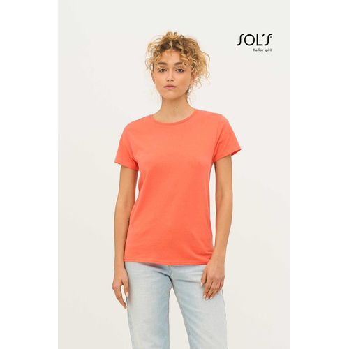 TEE-SHIRT FEMME JERSEY COL ROND AJUSTÉ SOL'S CRUSADER WOMEN