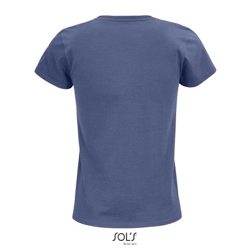 azul denim CAMISETA AJUSTADA DE CUELLO REDONDO PARA MUJER SOL'S CRUSADER WOMEN