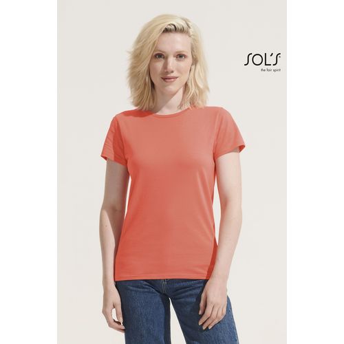 TEE-SHIRT FEMME JERSEY COL ROND AJUSTÉ SOL'S CRUSADER WOMEN - 2
