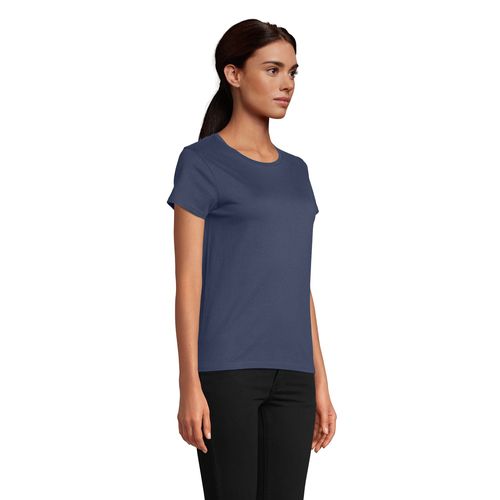 azul denim CAMISETA AJUSTADA DE CUELLO REDONDO PARA MUJER SOL'S CRUSADER WOMEN