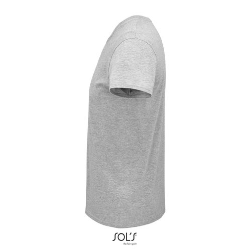 gris chiné CAMISETA AJUSTADA DE CUELLO REDONDO PARA HOMBRE SOL'S PIONEER MEN