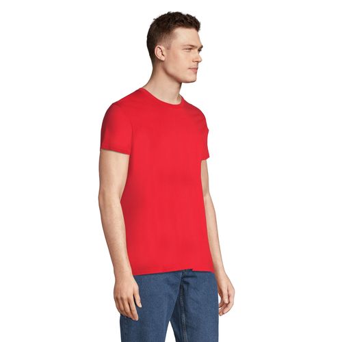 rojo vivo CAMISETA AJUSTADA DE CUELLO REDONDO PARA HOMBRE SOL'S PIONEER MEN