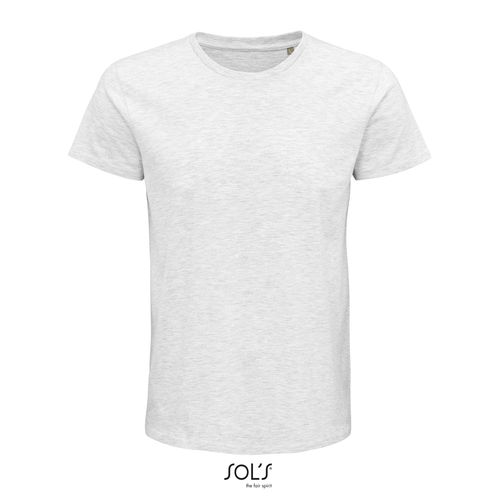 blanco chiné CAMISETA AJUSTADA DE CUELLO REDONDO PARA HOMBRE SOL'S PIONEER MEN