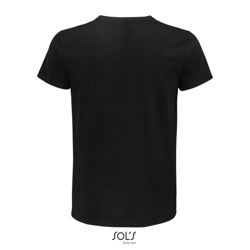 negro produndo CAMISETA AJUSTADA DE CUELLO REDONDO PARA HOMBRE SOL'S PIONEER MEN