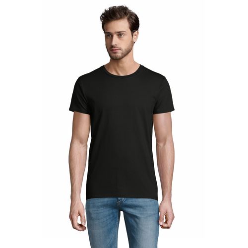 negro produndo CAMISETA AJUSTADA DE CUELLO REDONDO PARA HOMBRE SOL'S PIONEER MEN