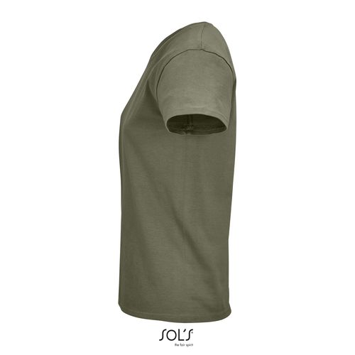 kaki CAMISETA AJUSTADA DE CUELLO REDONDO PARA MUJER SOL'S PIONEER WOMEN
