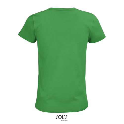 verde prado CAMISETA AJUSTADA DE CUELLO REDONDO PARA MUJER SOL'S PIONEER WOMEN