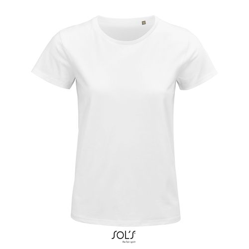 TEE-SHIRT FEMME JERSEY COL ROND AJUSTÉ SOL'S PIONEER WOMEN