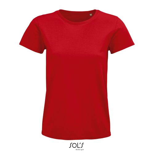 TEE-SHIRT FEMME JERSEY COL ROND AJUSTÉ SOL'S PIONEER WOMEN