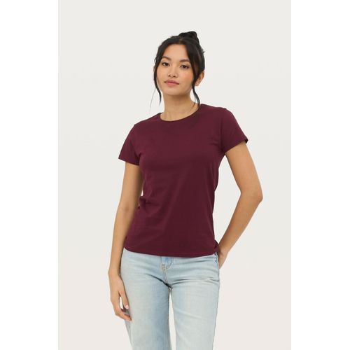 TEE-SHIRT FEMME JERSEY COL ROND AJUSTÉ SOL'S PIONEER WOMEN