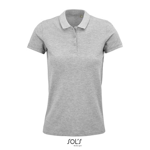gris chiné POLO PARA MUJER SOL'S PLANET WOMEN