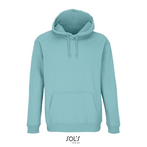 azul piscina SUDADERA UNISEX CON CAPUCHA SOL'S CONDOR