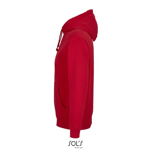 rojo vivo SUDADERA UNISEX CON CAPUCHA SOL'S CONDOR