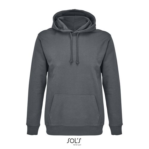 gris ratón SUDADERA UNISEX CON CAPUCHA SOL'S CONDOR