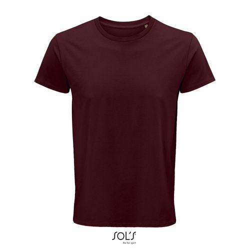 burdeos CAMISETA AJUSTADA DE CUELLO REDONDO PARA HOMBRE SOL'S CRUSADER MEN