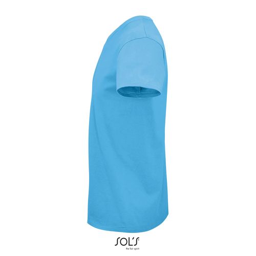 azul aqua CAMISETA AJUSTADA DE CUELLO REDONDO PARA HOMBRE SOL'S CRUSADER MEN