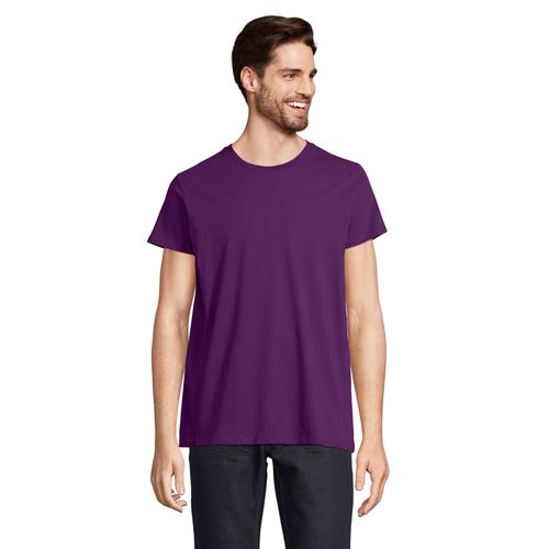 morado profundo CAMISETA AJUSTADA DE CUELLO REDONDO PARA HOMBRE SOL'S CRUSADER MEN
