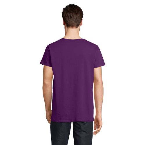 morado profundo CAMISETA AJUSTADA DE CUELLO REDONDO PARA HOMBRE SOL'S CRUSADER MEN