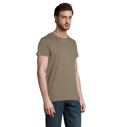 kaki CAMISETA AJUSTADA DE CUELLO REDONDO PARA HOMBRE SOL'S CRUSADER MEN