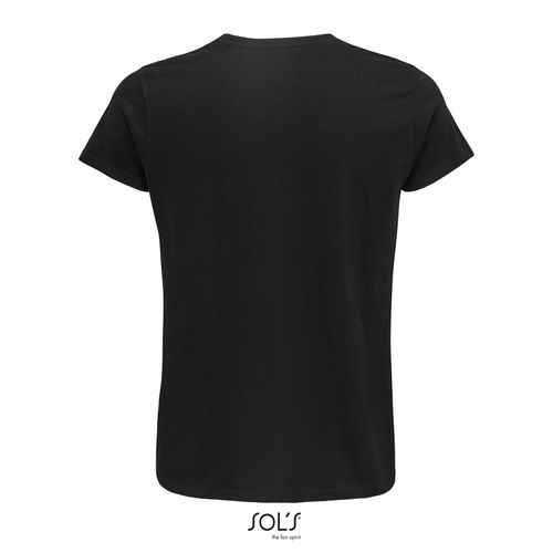 negro produndo CAMISETA AJUSTADA DE CUELLO REDONDO PARA HOMBRE SOL'S CRUSADER MEN
