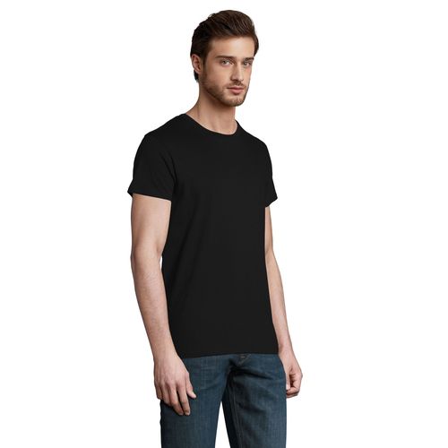 negro produndo CAMISETA AJUSTADA DE CUELLO REDONDO PARA HOMBRE SOL'S CRUSADER MEN