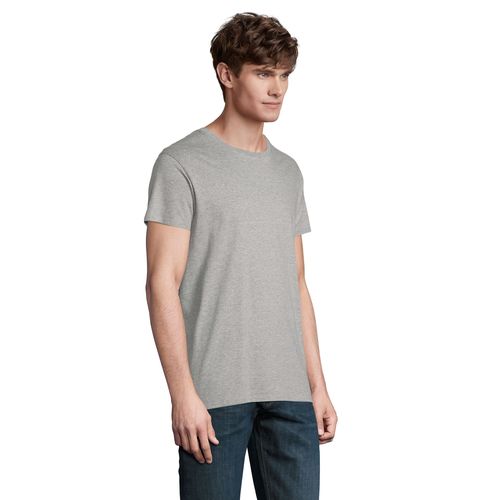 gris chiné CAMISETA AJUSTADA DE CUELLO REDONDO PARA HOMBRE SOL'S CRUSADER MEN