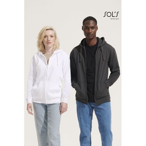VESTE ZIPPÉE UNISEXE À CAPUCHE SOL'S CARTER - 2