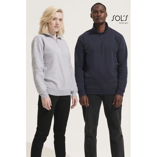 SWEAT-SHIRT UNISEXE COL CAMIONNEUR SOL'S CONRAD - 2