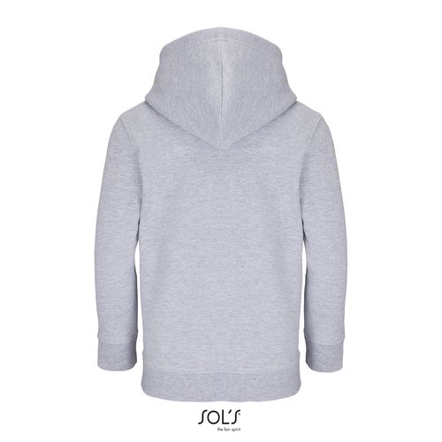 gris chiné SUDADERA CON CAPUCHA PARA NIÑOS SOL'S CONDOR KIDS