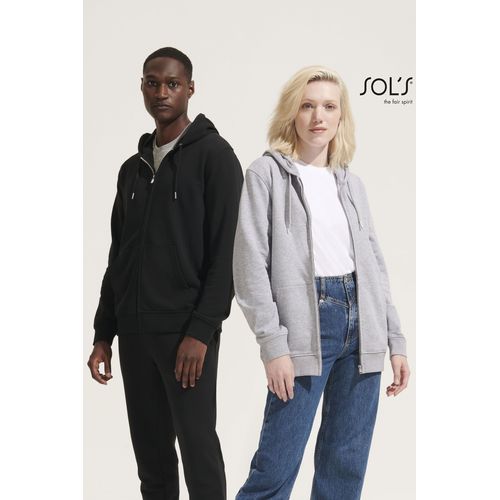 VESTE ZIPPÉE UNISEXE À CAPUCHE SOL'S CALIPSO - 2