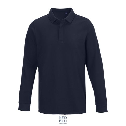 POLO MANGA LARGA CON TAPETA OCULTA PARA HOMBRE NEOBLU OWEN LSL MEN