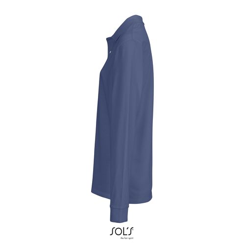azul denim POLO UNISEX SOL'S PACIFIC LSL