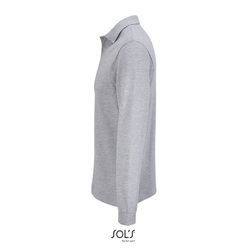 gris chiné POLO UNISEX SOL'S PACIFIC LSL