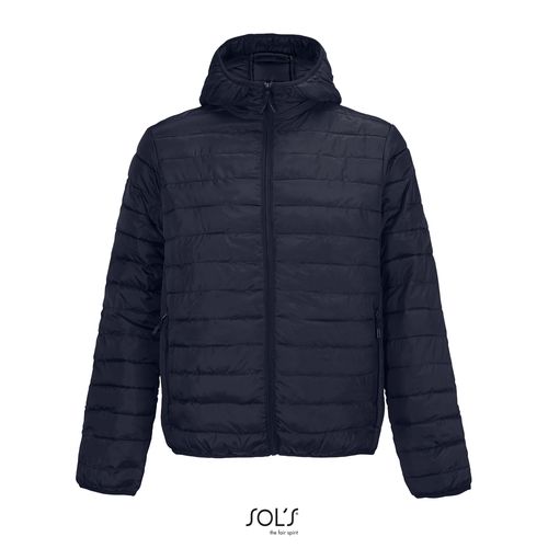 marina francesa CHAQUETA ACOLCHADA LIGERA HOMBRE CON CAPUCHA SOL'S STREAM HOODED MEN