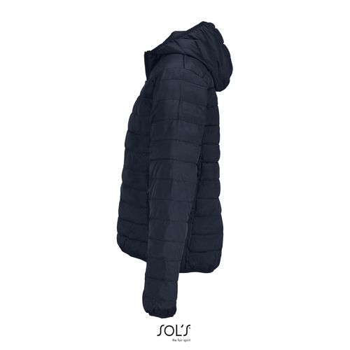 marina francesa CHAQUETA ACOLCHADA LIGERA CON CAPUCHA PARA MUJER SOL'S STREAM HOODED WOMEN