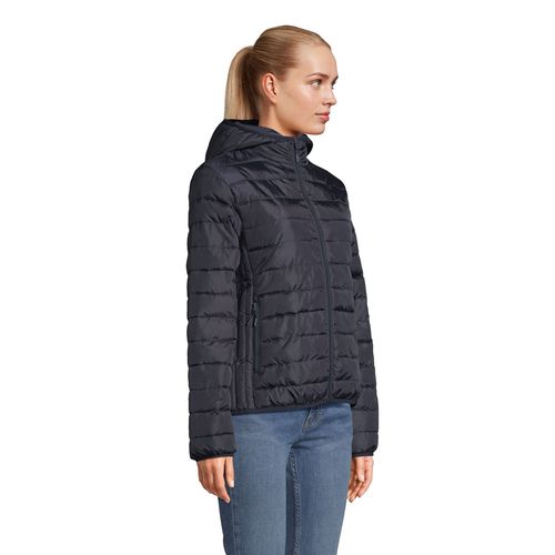 marina francesa CHAQUETA ACOLCHADA LIGERA CON CAPUCHA PARA MUJER SOL'S STREAM HOODED WOMEN