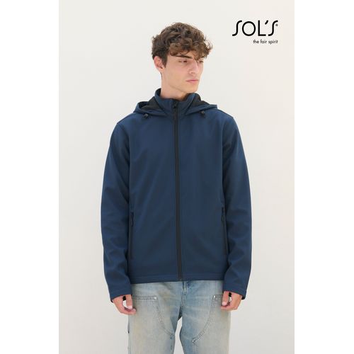 VESTE CAPUCHE&nbsp;SOFTSHELL HOMME SOL'S RACE HOODED MEN