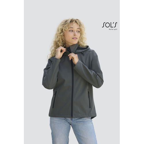 VESTE CAPUCHE&nbsp;SOFTSHELL FEMME SOL'S RACE HOODED WOMEN