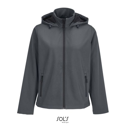 VESTE CAPUCHE&nbsp;SOFTSHELL FEMME SOL'S RACE HOODED WOMEN